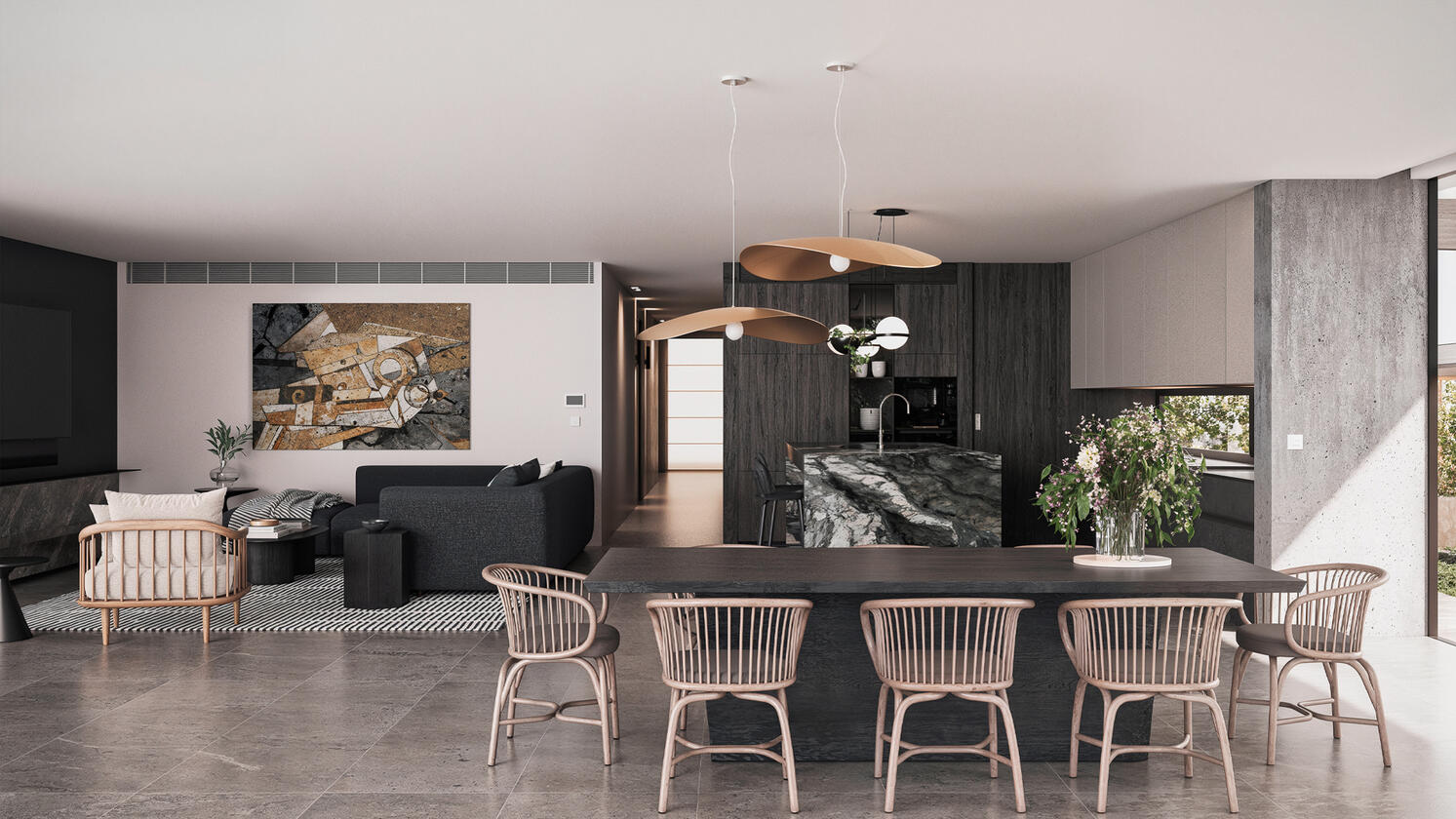 Illustration libre | Mona Lane - Harley Graham Architects | 3dsmax Corona