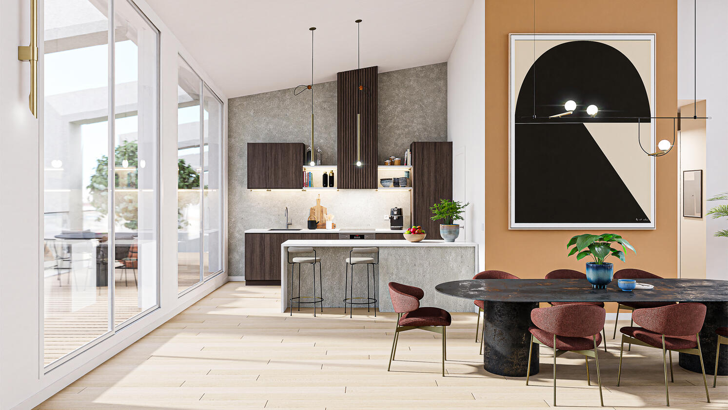 Promotion immobilière | Visite virtuelle de plusieurs appartements (T2,T3 et T5) pour le groupe ID&AL Immobilier - Bordeaux | Blender Cycles