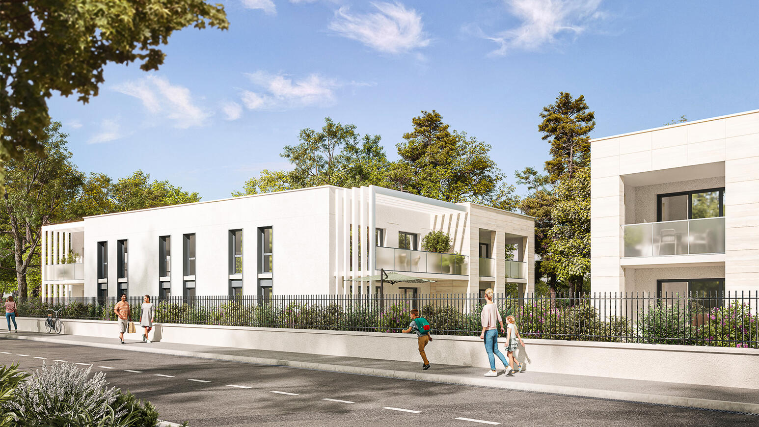 Nacarat | Logement résidenticiel - Pessac | 3dsmax Corona