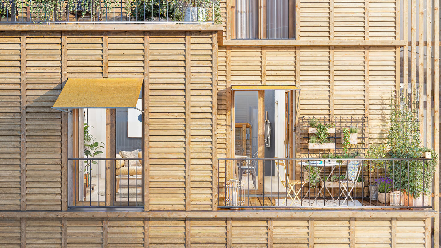 Giboire Promotion | Détail façade - Projet immobilier Paris Venelles - Paris 20 | 3dsmax vray