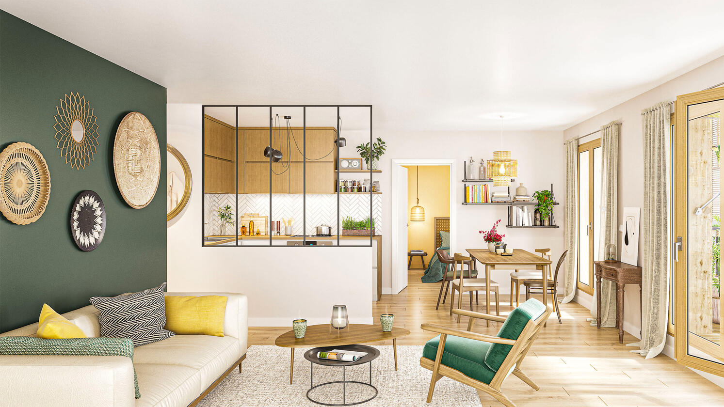 Giboire Promotion | Projet immobilier Paris Venelles - Paris 20 | 3dsmax vray