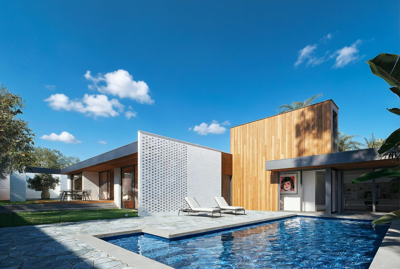 Projet personnel | Kate House - Bower Architecture | 3dsmax Corona