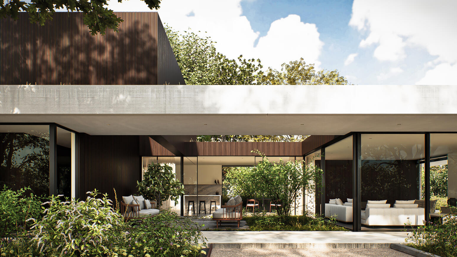 Illustration libre | Hidden Villa - i29 architects | Twinmotion