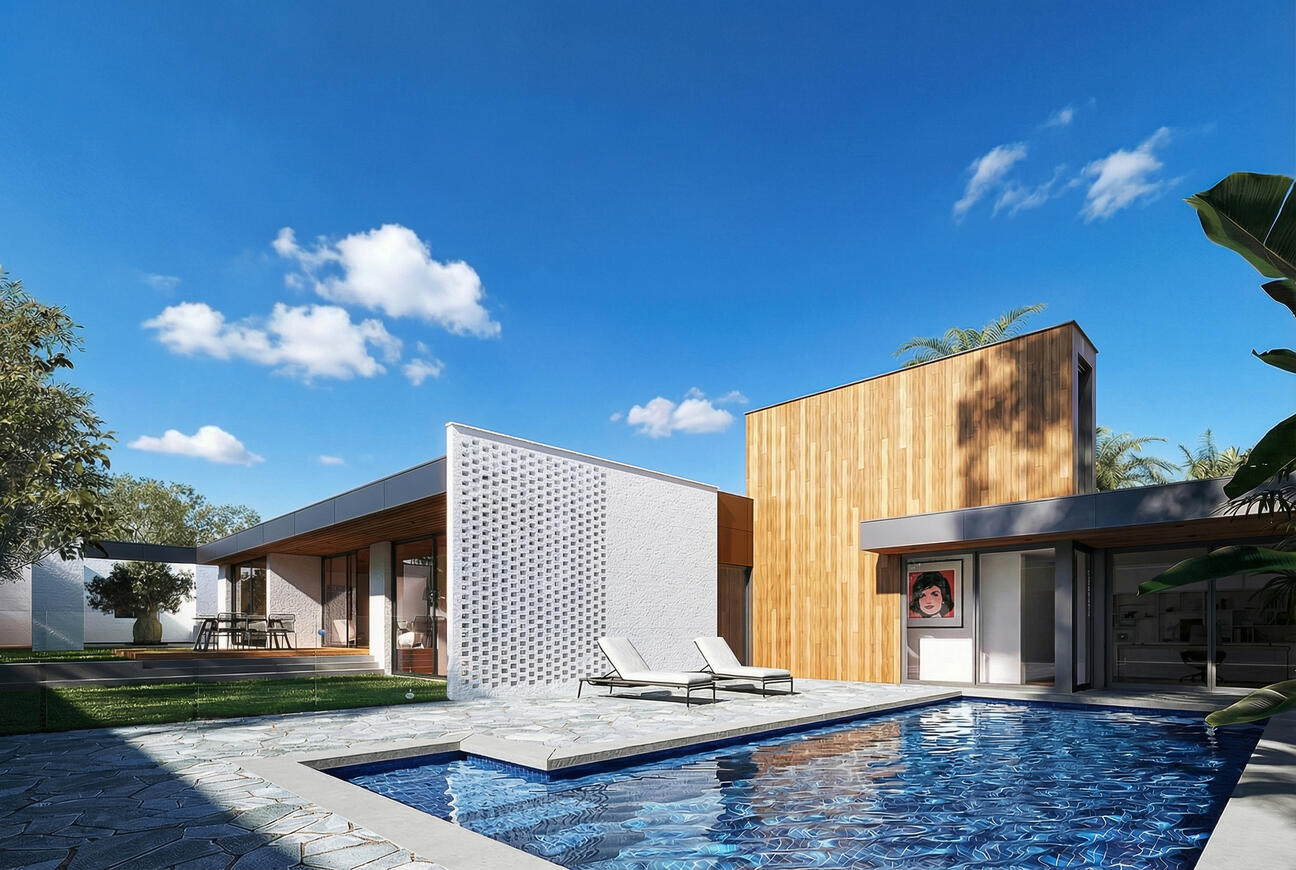 Projet personnel | Kate House - Bower Architecture | 3dsmax Corona