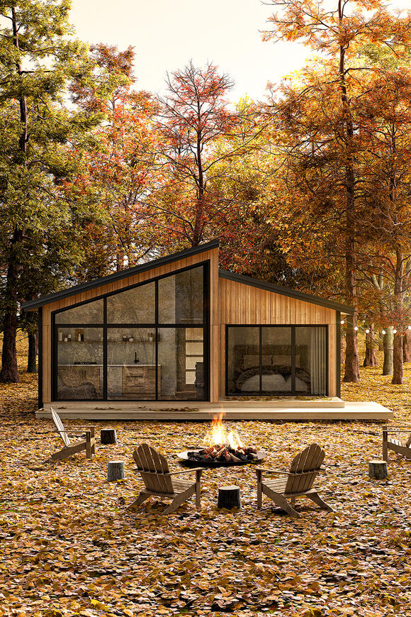 Illustration libre | Cabane | 3dsmax vray