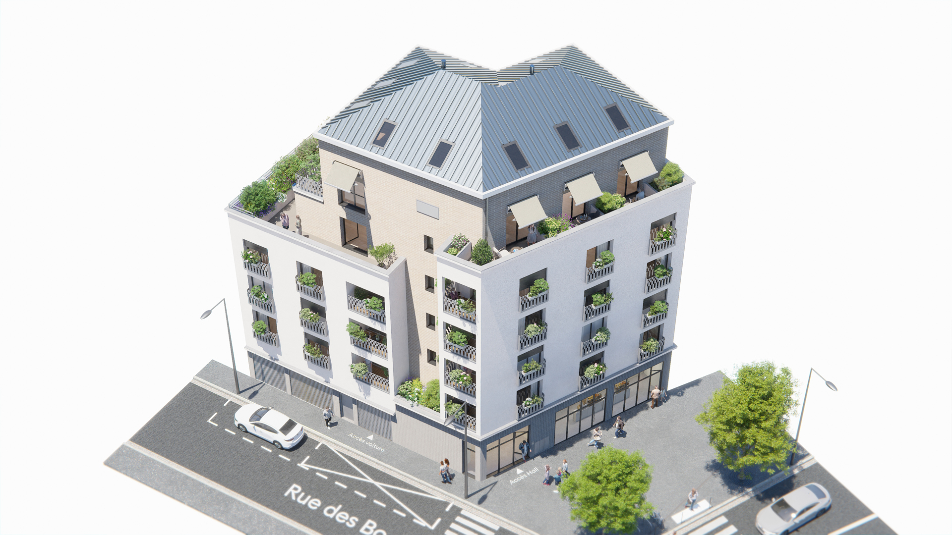 ICADE Immobilier | Projet immobilier Nouvel Art - Nantes | Blender Cycle